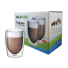 Alapure Dubbelwandige Cappuccino Thermoglazen ALA-GLS31 Alapure Dubbelwandige Cappuccino Thermoglazen ALA-GLS31