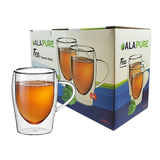 Alapure Dubbelwandige Thee Thermoglazen ALA-GLS51 Alapure Dubbelwandige Thee Thermoglazen ALA-GLS51