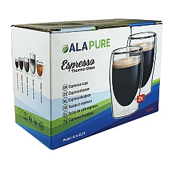 Alapure Dubbelwandige Espresso Thermoglazen