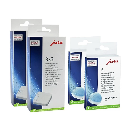 Jura 3-in-1 Ontkalking- en Reinigingstabletten 24225 / 62715 / 61848 Jura 3-in-1 Ontkalking- en Reinigingstabletten 24225 / 62715 / 61848