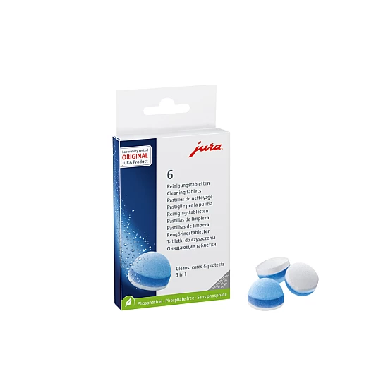 Jura 3 Fasen Reinigingstabletten 24225 / 62715 Jura 3 Fasen Reinigingstabletten 24225 / 62715