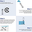 Alapure Waterfilter geschikt voor Delonghi DLSC002 / SER3017 Waterfilter