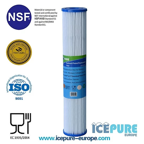 20 inch Pre-Filter Sediment 50 Micron van Alapure ALA-PPL20-50 20 inch Pre-Filter Sediment 50 Micron van Alapure ALA-PPL20-50