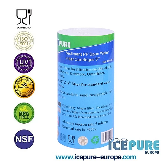Alapure 5 inch Sedimentfilter 5 Micron ALA-PP5-05 Alapure 5 inch Sedimentfilter 5 Micron ALA-PP5-05