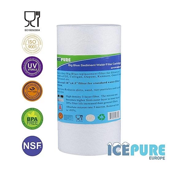 Alapure 10inch Big Blue Sedimentfilter 5 Micron ALA-PP10BB-05 Alapure 10inch Big Blue Sedimentfilter 5 Micron ALA-PP10BB-05