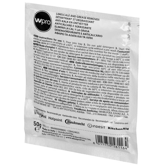 WPRO 3-in-1 Ontkalker / Ontvetter DES131 (12 St.)