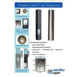 RVS Bekerhouder / RVS Bekerdispenser  RVS Bekerhouder / RVS Bekerdispenser