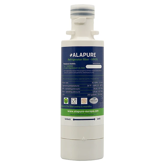 Alapure Waterfilter geschikt voor LG ADQ747935 / LT1000P / AGF80300704 / ADQ74793501 / ADQ747935 Alapure Waterfilter geschikt voor LG ADQ747935 / LT1000P / AGF80300704 / ADQ74793501 / ADQ747935