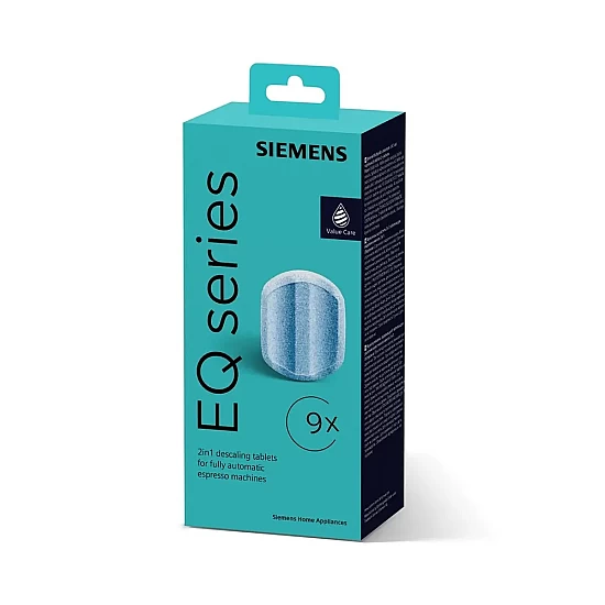 Siemens EQ Series Ontkalkingstabletten 00312290 / 00312440 / TZ80032A 2-in-1 (9x36gr) Siemens EQ Series Ontkalkingstabletten 00312290 / 00312440 / TZ80032A 2-in-1 (9x36gr)
