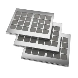 Alapure  Regenereerbaar Koolstoffilter geschikt voor Bosch 17004034 / DIZ0JX0P0 (3st.)