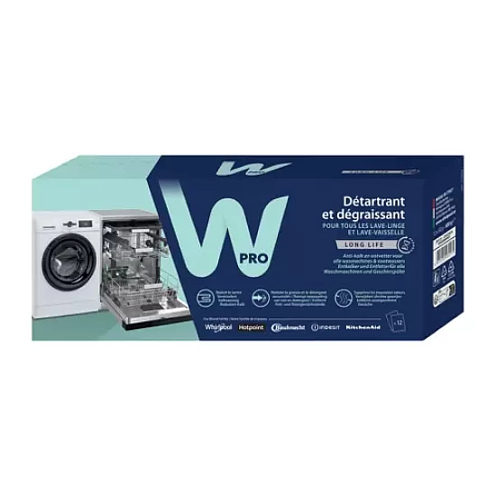 WPRO 3-in-1 Ontkalker / Ontvetter DES131 (12 St.) WPRO 3-in-1 Ontkalker / Ontvetter DES131 (12 St.)