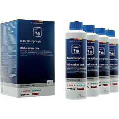 Siemens Onderhoudsmiddel 00312362 geschikt voor vaatwassers (4x250ml)  Siemens Onderhoudsmiddel 00312362 geschikt voor vaatwassers (4x250ml)