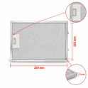 Bosch Metaalfilter 362380 / 00362380 320x220mm