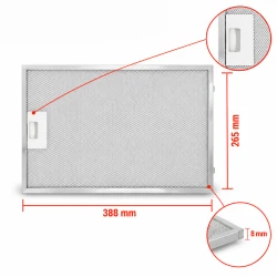 Balay Metaalfilter 742967 / 00742967 388x265x8mm