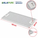 Alapure Metaalfilter geschikt voor Bosch 434107 / 00434107 209x405mm
