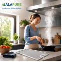 Alapure Metaalfilter geschikt voor Novy 563-8045 / 6830020 308x148mm