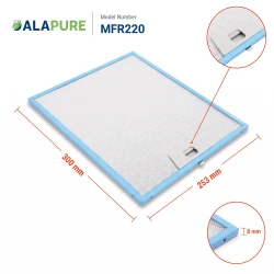 Alapure Metaalfilter geschikt voor AEG 4055081220 300x253x8mm