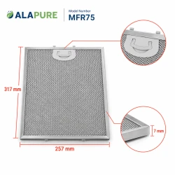 Alapure Metaalfilter geschikt voor Pelgrim 181471 318x257x7mm
