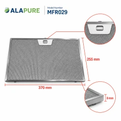 Alapure Metaalfilter geschikt voor Franke 1330076268 370x255x8mm