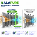 Alapure Metaalfilter geschikt voor Klarstein 10035418 280x380mm
