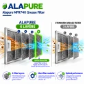 Alapure Metaalfilter geschikt voor Klarstein 10034875 / Paolo 52 168x440mm