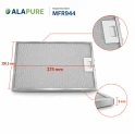 Alapure MFR944 geschikt voor Miele Metaalfilter 8270321 375x280.5x9