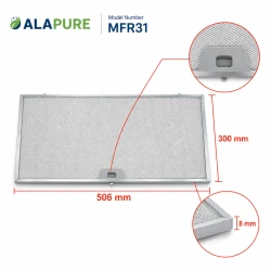Alapure Metaalfilter geschikt voor AEG 4055135349 506x300x8mm