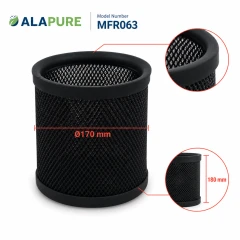 Alapure Metaalfilter geschikt voor Elica GRI0119429B 170x180mm