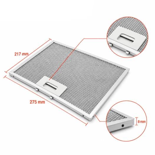 Scholtes Metaalfilter 481248058332 275x217x8mm