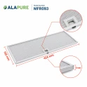 Alapure Metaalfilter geschikt voor Zanussi 50286533000 160x424mm (2st.)