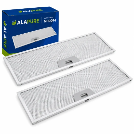 Alapure Metaalfilter geschikt voor Zanussi 50286534008 137x410mm (2St.)