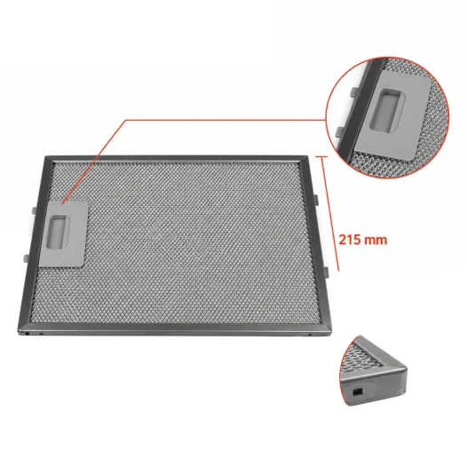 Ikea Metaalfilter 481248048083 215x268x8mm