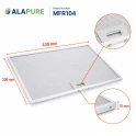 Alapure Metaalfilter geschikt voor Faure 80877780 300x430x10mm