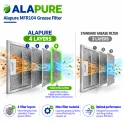 Alapure Metaalfilter geschikt voor Faure 80877780 300x430x10mm