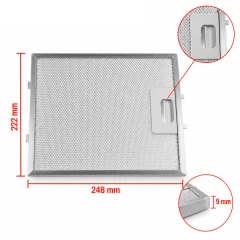 Bosch Metaalfilter 707764 / 00707764 250x222mm
