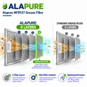 Alapure Metaalfilter geschikt voor Electrolux 50289526001 530x160x8mm