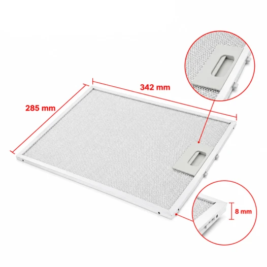 Zanker Metaalfilter 80877665 342x285x8mm