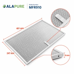 Alapure Metaalfilter geschikt voor Novy 563-8040 401x247mm