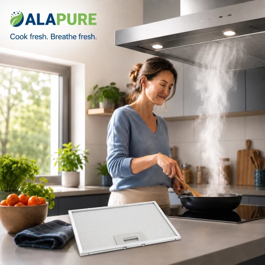 Alapure Metaalfilter geschikt voor AEG 80877228 182x284mm