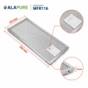Alapure Metaalfilter geschikt voor Electrolux 4055348199 124x254x8mm