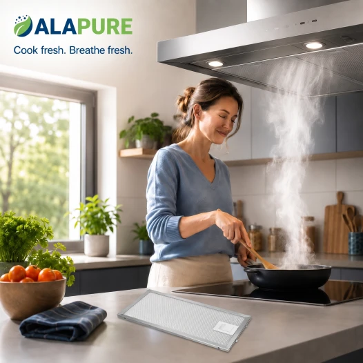 Alapure Metaalfilter geschikt voor Electrolux 4055348199 124x254x8mm