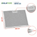 Alapure Metaalfilter geschikt voor Hotpoint-Ariston 481248088071 294x368mm