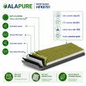 Alapure HFK8701 CleanAir Plus Koolstoffilter geschikt voor 11041790 / 17005414 / DWZ0AK0A0 / CZ51AIB1X6