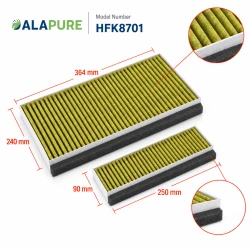 Alapure CleanAir Plus Koolstoffilter geschikt voor Gaggenau 11041790