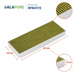 Alapure CleanAir Plus Koolstoffilter geschikt voor Gaggenau 11034172 / AA210110