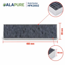 Alapure Koolstoffilter geschikt voor Gaggenau 17003002 / 792273 / AA413110 / AA413111