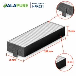 Alapure Akoestisch Filter geschikt voor Gaggenau 17004801 / CA084010