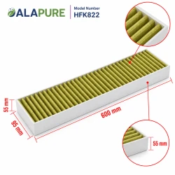 Alapure CleanAir Koolstoffilter geschikt voor Gaggenau CA282110 / 17000822