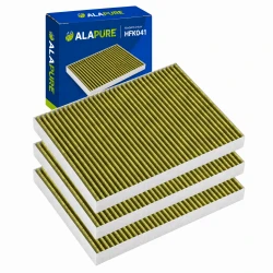 Alapure CleanAir Plus Koolstoffilter geschikt voor Siemens 11034226 / 17004041 / LZ21JXB16 (3 St.)