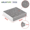 Alapure HEPA-Koolstoffilter geschikt voor Elica KIT0176157